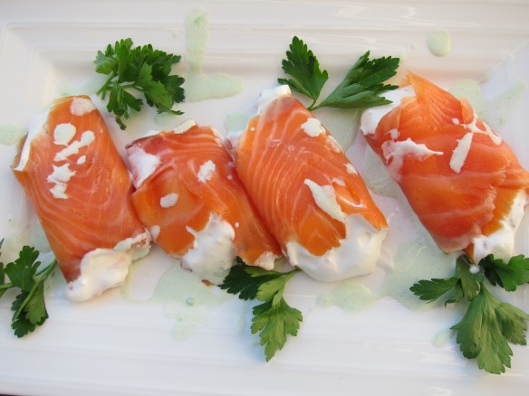 Ouessant Salmon Rolls