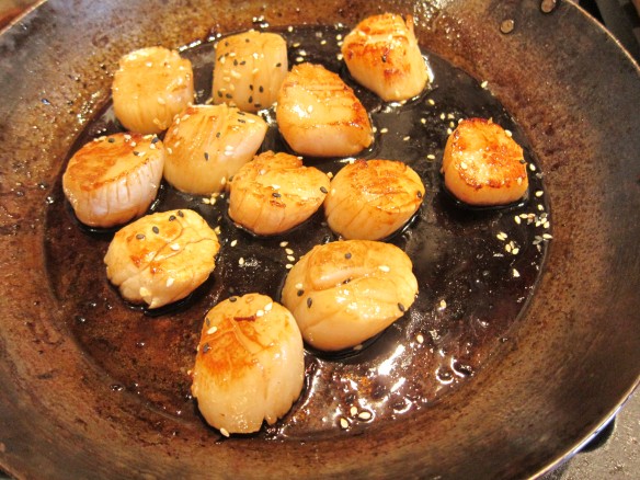 Scallops in Maple Syrup