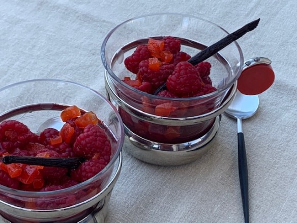 Salade de Framboises au Poivron