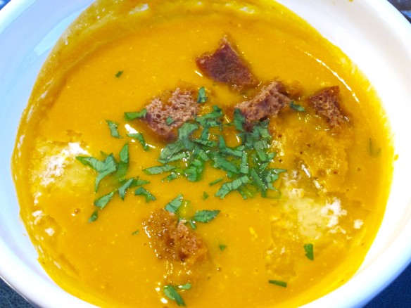 Grilled Pumpkin Soup