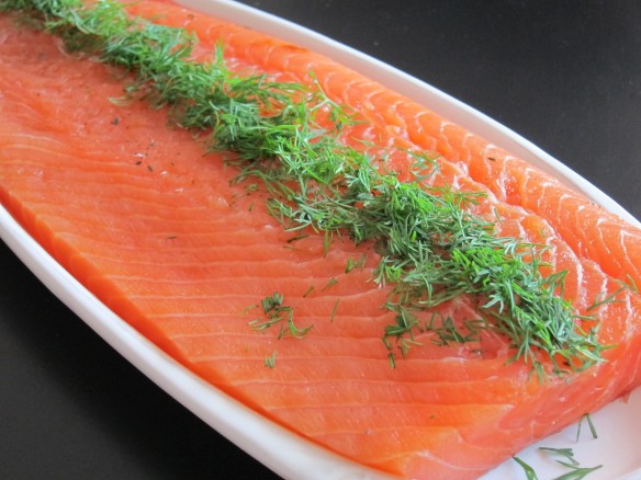 Gravlax Salmon with Dill
