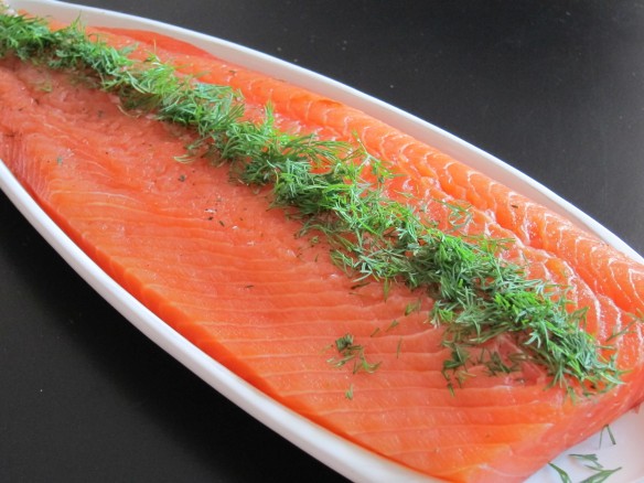 Saumon Gravlax à l'Aneth