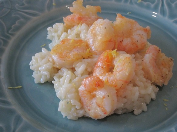 Risotto aux Crevettes et Citron