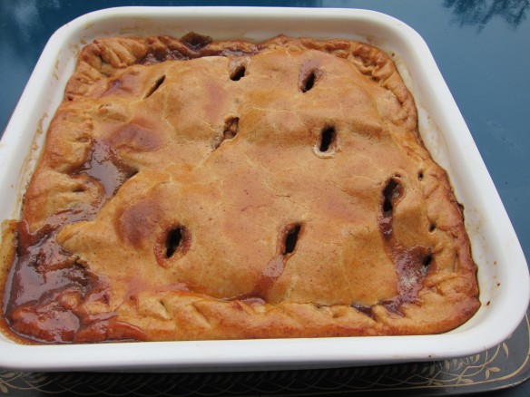 Tourte aux Pommes et Sucre Brun