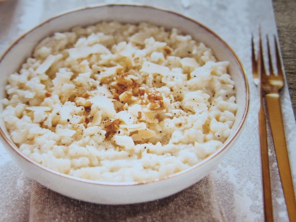 Risotto au Parmesan et aux Noix